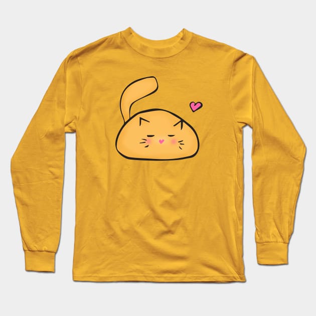 Love Cat Long Sleeve T-Shirt by amandachenlee